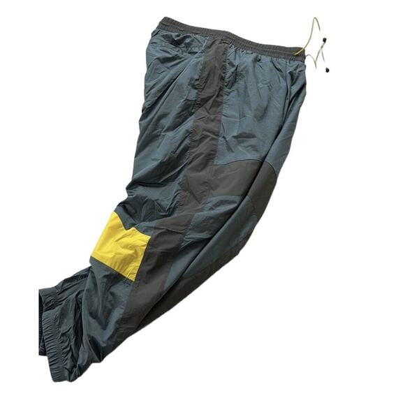 Adidas Street Shape Urban Logo Mens S Nylon Woven Grey Blue Track Pants GM6509 - Picture 11 of 15